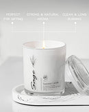 Sage Candles for Cleansing House Negative Energy, Alternative to Smudge Sticks