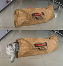 Crinkle Paper Cat Tunnel for Indoor Cats, Unbreakable Cat Cave Tunnel Toy