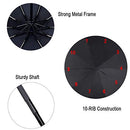 2 Packs Travel Umbrella Windproof Auto Open & Close Collapsible Folding Small Compact