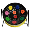 Steel Drum (Steelpan) 10 Inches with Easy Instructions for Beginners Rainbow Pitipan