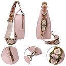 Women Chest Bag Sling Bag Small Crossbody PU Leather Satchel Daypack