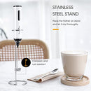 Rechargeable Milk Frother USB Charging Handheld Foam Maker with One Additional