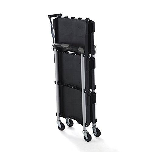 Olympia Tools 85-188 Pack-N-Roll Folding Collapsible Service Cart, Black, 50 Lb