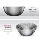 Stainless Steel Mixing Bowls (Set of 6) Stainless Steel Mixing Bowl Set