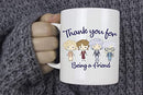 Thank You for Being a Friend Stay Golden Coffee Mug Thank You Besties Friend Girls Friends
