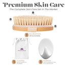 Dry Skin Body Brush - Improves Skin's Health and Beauty - Natural Bristle