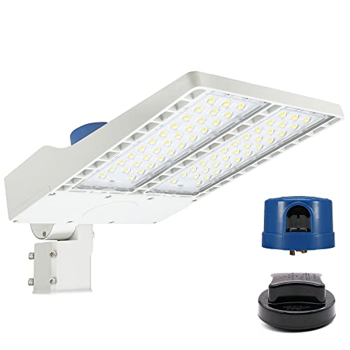 150W LED Parking Lot Lighting Adjustable Slip Fitter LED Shoebox Light 21000LM 5000K