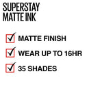 SuperStay Matte Ink Liquid Lipstick, Voyager, 0.17 Ounce