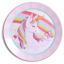 Unicorn Castle Pretend Tin Teapot Set for Tea Party and Kids Kitchen Pretend Play