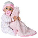 16 inch Realistic Newborn Baby Doll with Doll Accessories and Certificate of Adoption