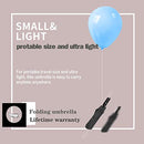 Windproof Travel Compact Umbrella, 8-Ribs Anti-UV Waterproof Folding Umbrella