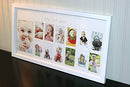 Baby's First Year Frame | Collage Frame For Baby In White | 12 Month Picture Frame