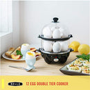 Double Tier Egg Cooker, Boiler, Rapid Maker & Poacher, Meal Prep for Week
