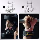 Weightlifting Wrist Straps with Cushion Wrist Loop,Leather Weight Lifting Wrist Straps