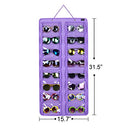 Sunglasses Organizer Storage, Hanging Dust Proof Wall Pocket Glasses Organizer
