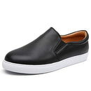 Women Loafers Classic Leather Slip On Shoes