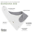 Parker Baby Bandana Drool Bibs 4 Pack Baby Bibs for Girls - "Blush Set"