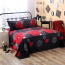 2/3Pcs Red Dream 3D Oil Painting Rose Printed Bedding Set