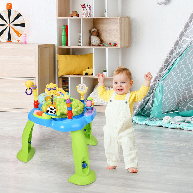 2-in-1 Baby Jumperoo Adjustable Sit-to-stand Activity Center