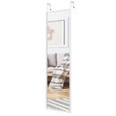 Full Length Metal Door Mirror with Adjustable Hook