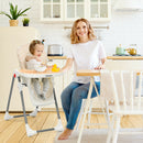 Folding Baby High Dining Chair with 6-Level Height Adjustment