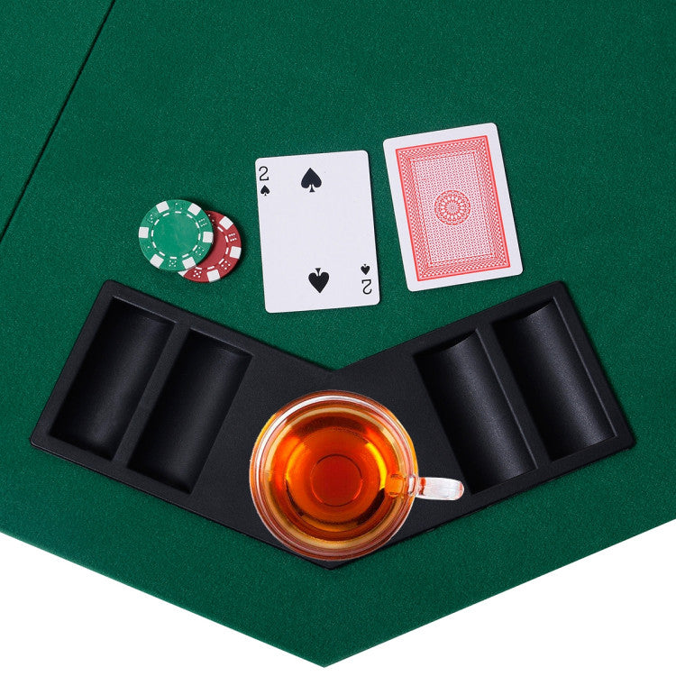 48 Inch 8 Players Octagon Fourfold Poker Table Top