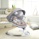 Baby Swing Electric Rocking Chair with Music Timer  (Gray)