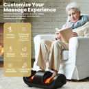 Shiatsu Foot Massager with Kneading and Heat Function - Black
