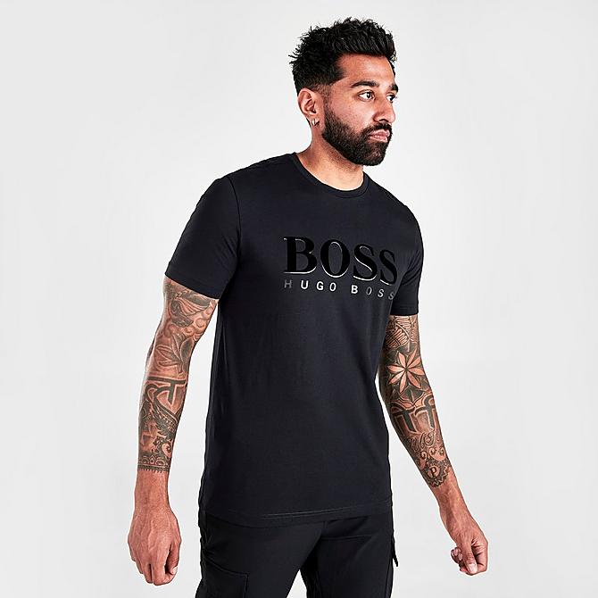 Men's Hugo Boss Tee 3 Logo Print Short-Sleeve T-Shirt