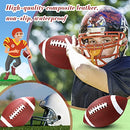 Jerify 20 Pcs Composite Leather Footballs Official Size Composite Leather Balls Composite Leather Inflatable Footballs with Pump Indoor Outdoor Footballs Bulk for Training and Recreational Play