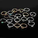 Boho Retro Stackable Rings Sets for Teens Girls Women