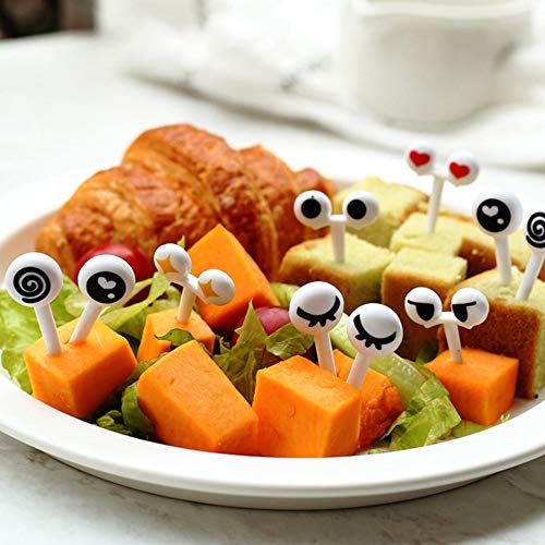 86 Pcs Animal Food Picks for Kids,Cute Cartoon Animal Fruit Food Toothpicks