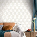 Modern Stripe Peel and Stick Wallpaper Beige and White Contact Paper