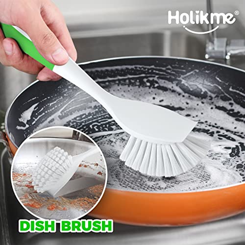 7 Pack Kitchen Cleaning Brush Set for Cleaning, Kitchen Scrub Brush