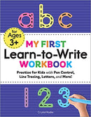 Workbook: Practice for Kids with Pen Control, Line Tracing, Letters, and More!