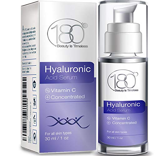 Hyaluronic Acid Serum for Face w. Vitamin C - Ages 30 to 40 - Anti Aging Serum