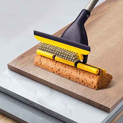 Sponge Mop Home Commercial Use Tile Floor Bathroom Garage Cleaning