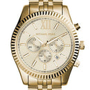 Michael Kors Lexington Gold-Tone Stainless Steel Watch MK8281
