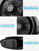 viniper Small Battery Desk Fan, USB Battery Operated Fan : 3 Speeds, 180° Rotation