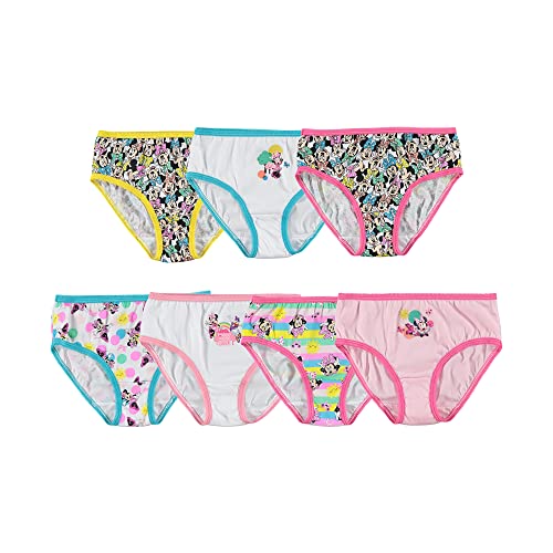 Minnie Seven Pack Underwear Briefs, Minnie7pk, 2-3T US