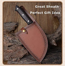 Forging Serbian Chef Knife Kitchen Chef Knives Full Tang High Carbon Clad Steel