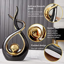 Home Decor Modern Abstract Art Ceramic Statue Home Decorations for Living Room