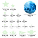 Glowing Stars for Ceiling, 1008 PCS Glow in The Dark Stars,Space Wall Decals