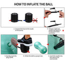Peanut Ball - Anti Burst Exercise Ball for Labor Birthing, Physical Therapy for Kids, Core Strength