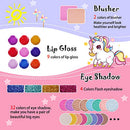 Kids Makeup Kit for Girls Princess Real Washable Cosmetic Pretend Play Toys