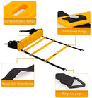 Upgraded Agility Ladder Set, Agility Training Equipment - 5 Adjustable Hurdles