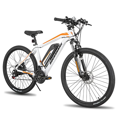 27.5 inch E Bike for Adults, 350W 21MPH Mens Womens Electric Bicycle 21-Speed 36V