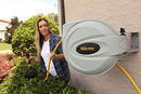 Power Retractable Hose Reel 50 + 6 ft x 5/8” - Brass Fittings, Super Heavy Duty