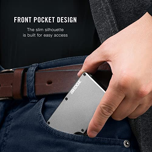 Minimalist Slim Wallet For Men - RFID Blocking Front Pocket Credit Card Holder