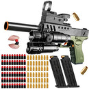 Toy Gun,Soft Foam Bullets, Soft Bullet Toy Gun,Cool Toy Pistol.with 60 Pcs EVA Darts
